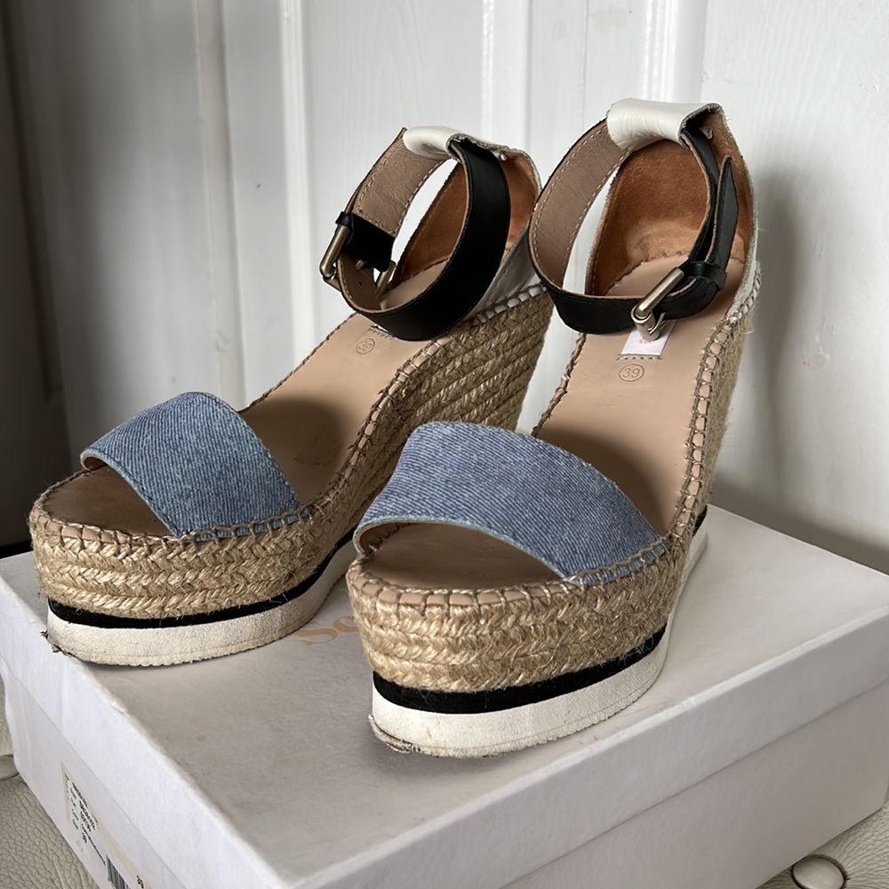 See By Chloe Espadrille Platform Sandals